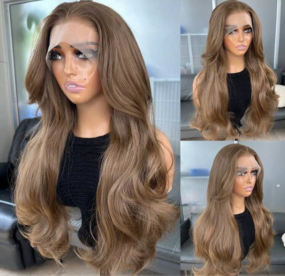 Rich Roots — Brown Kanekalon Human Blend Hair