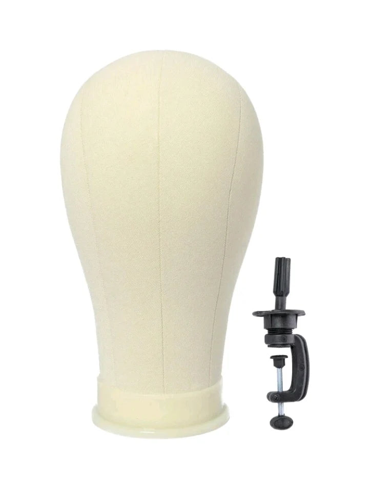 Head in the Game — Canvas Mannequin Head with Mount Hole