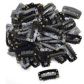 Clip It & Go — Black Wig & Extension Clips (Pack of 48)
