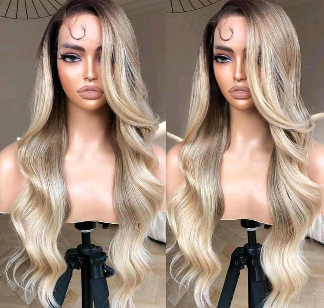 Sun Kissed — Ombre Blonde Body Wave Wig | Human Blend