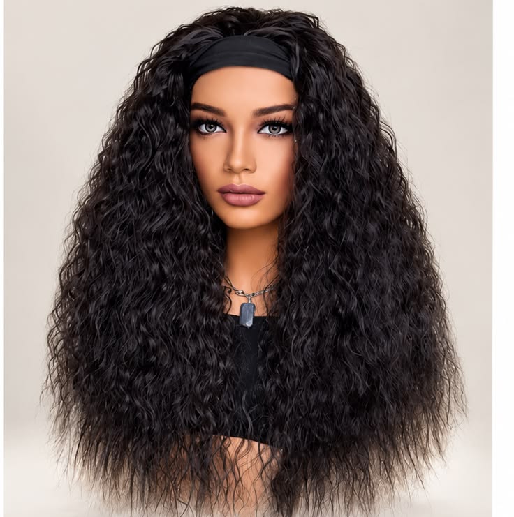 Crown & Go — Dark Brown Headband Wig | Human Hair